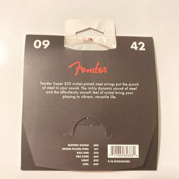 Fender Super 250 Electric Guitar Strings - Picture 2 of 6